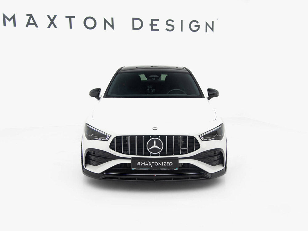 Maxton Design - Front Splitter Mercedes-AMG CLA 35 Coupe / Shooting Brake C118 Facelift / X118 Facelift
