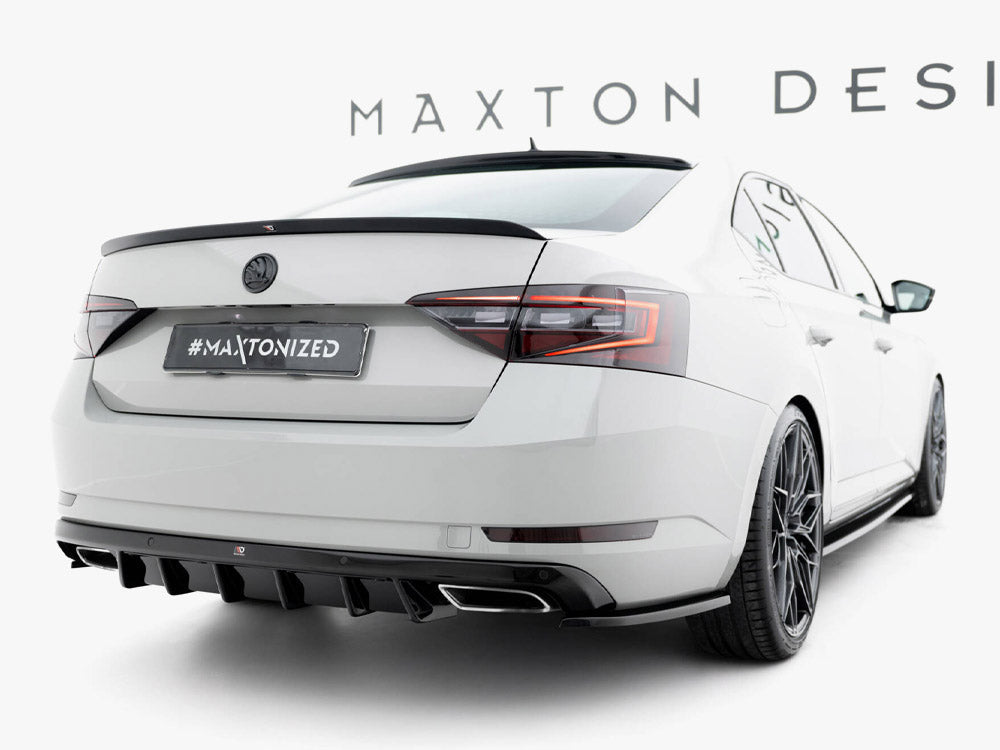 Maxton Design - Rear Side Splitters V.3 Skoda Superb Liftback / Combi Mk3