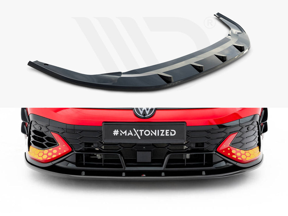 Maxton Design - Front Splitter V.2 Volkswagen Golf GTI Clubsport Mk8 Facelift
