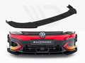 Maxton Design - Street PRO Front Splitter + Flaps Volkswagen Golf GTI Clubsport Mk8 Facelift