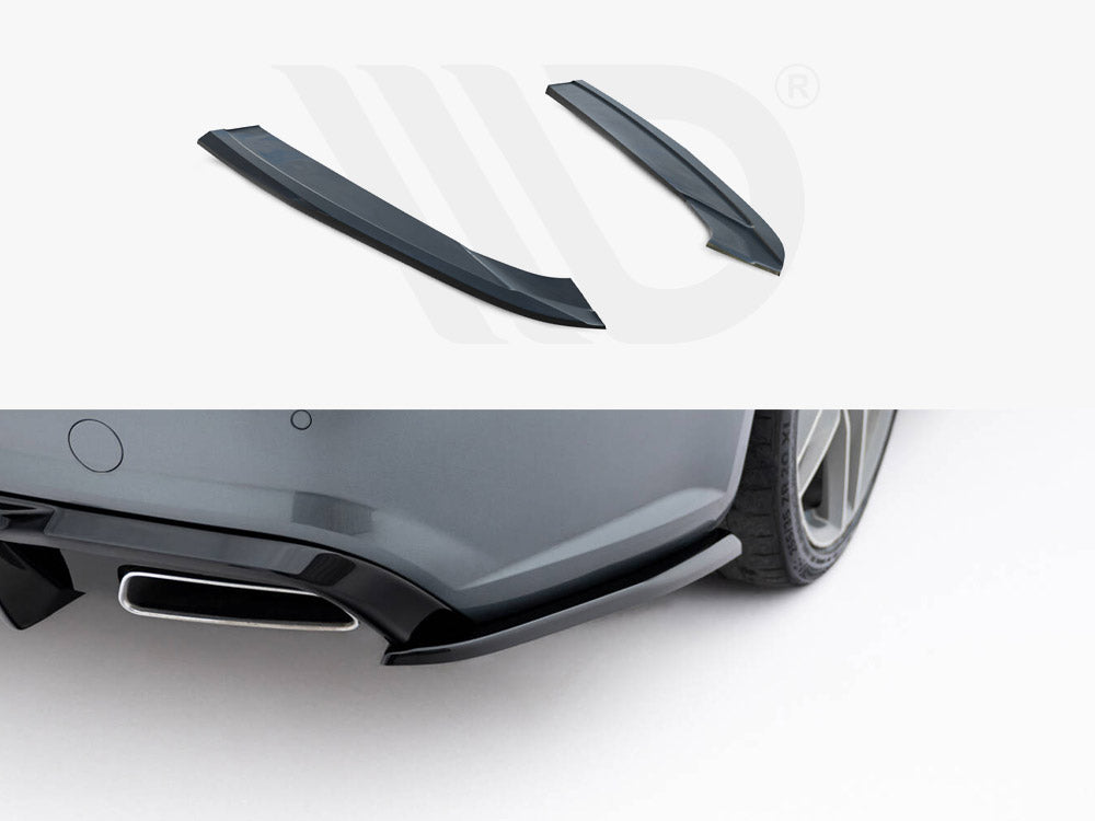 Maxton Design - Rear Side Splitters V.3 Audi S6 / A6 S-Line / A6 C7 Facelift