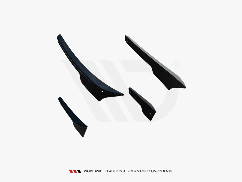 Maxton Design - Front Bumper Wings (Canards) BMW 1 M-Pack F70