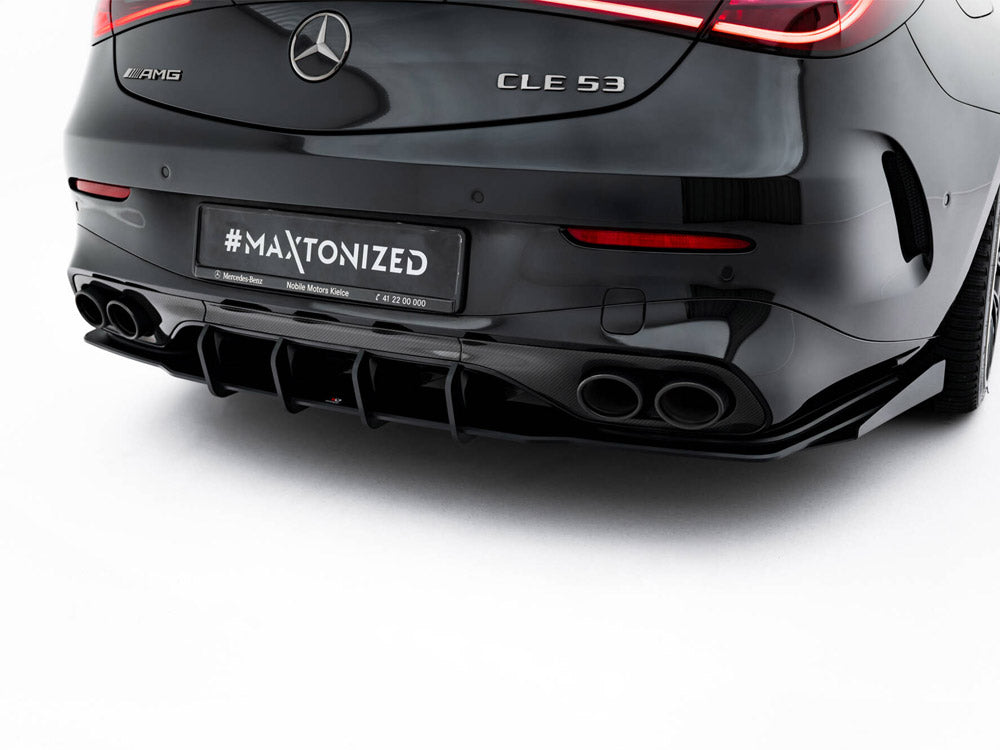 Maxton Design - Street PRO Rear Diffuser + Flaps Mercedes-AMG CLE 53 C236