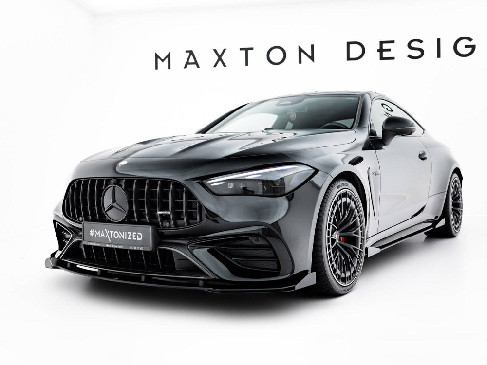 Maxton Design - Street PRO Front Splitter + Flaps Mercedes-AMG CLE 53 C236