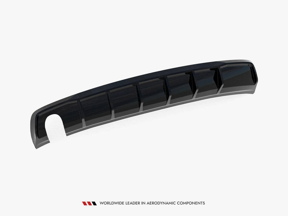 Maxton Design - Rear Valance Audi A3 Sedan 8V (Version with single exhaust tips on one side)