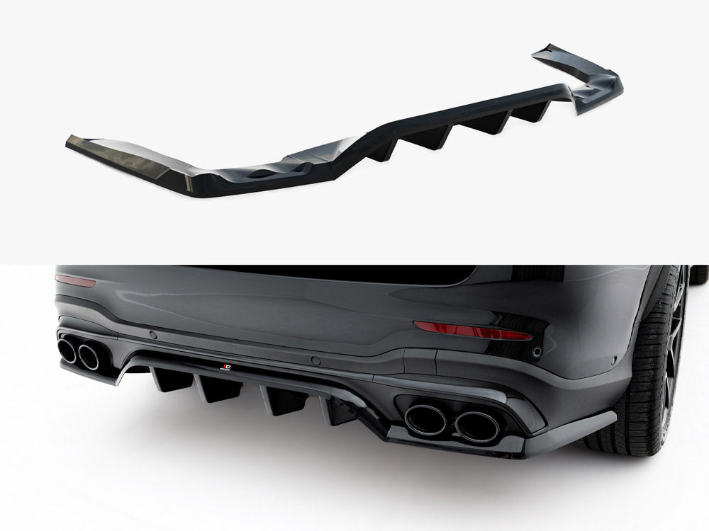 Maxton Design - Rear Splitter (Vertical Bars) Mercedes-AMG GLC 43 SUV X253 Facelift