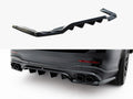 Maxton Design - Rear Splitter (Vertical Bars) Mercedes-AMG GLC 43 SUV X253 Facelift