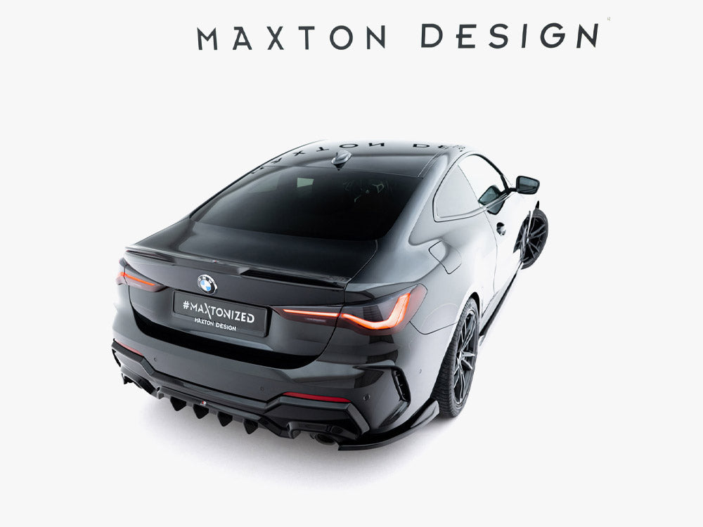 Maxton Design - Rear Side Splitters V.8 BMW 4 M-Pack G22 / G23 / G22 Facelift / G23 Facelift