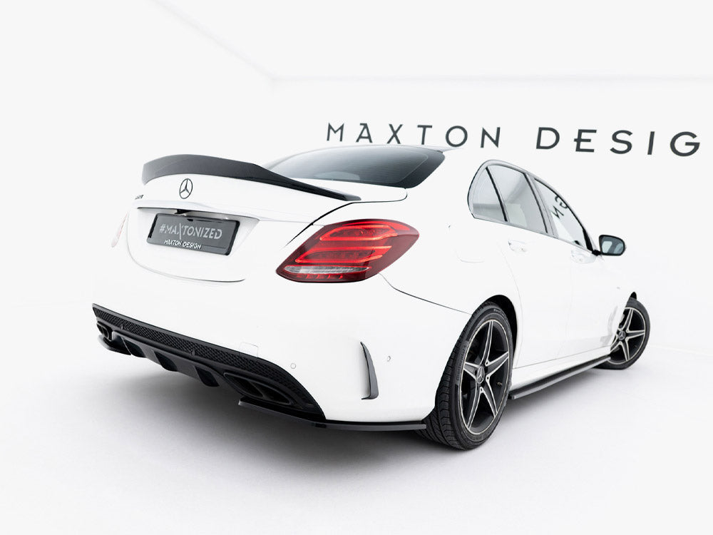 Maxton Design - Rear Side Splitters Mercedes-Benz C AMG-Line Sedan W205