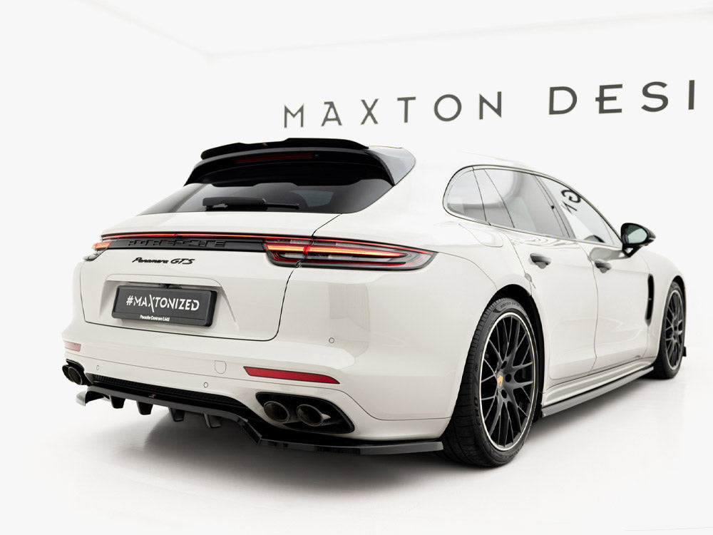 Maxton Design - Rear Splitter (Vertical Bars) Porsche Panamera GTS Sport Turismo 971 Facelift