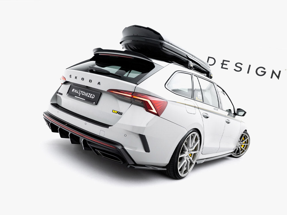 Maxton Design - Rear Side Splitters V.7 Skoda Octavia RS Liftback / Estate Mk4