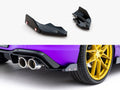 Maxton Design - Rear Side Splitters V.6 + Flaps Volkswagen Golf R Mk8