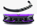 Maxton Design - Front Splitter V.3 + Flaps Volkswagen Golf R Mk8 Facelift