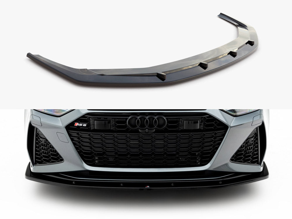 Maxton Design - FRONT SPLITTER V2 AUDI RS6 C8 / C8 Facelift
