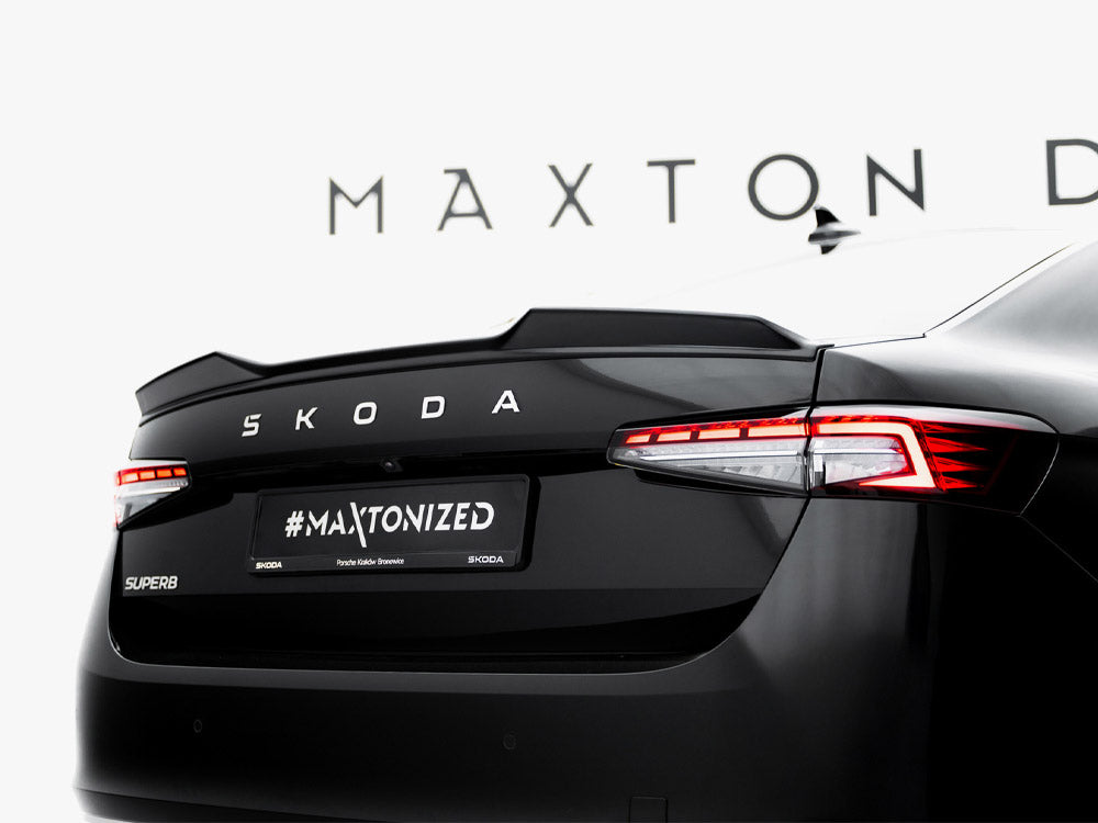 Maxton Design - Spoiler CAP 3D Skoda Superb Sedan Mk4