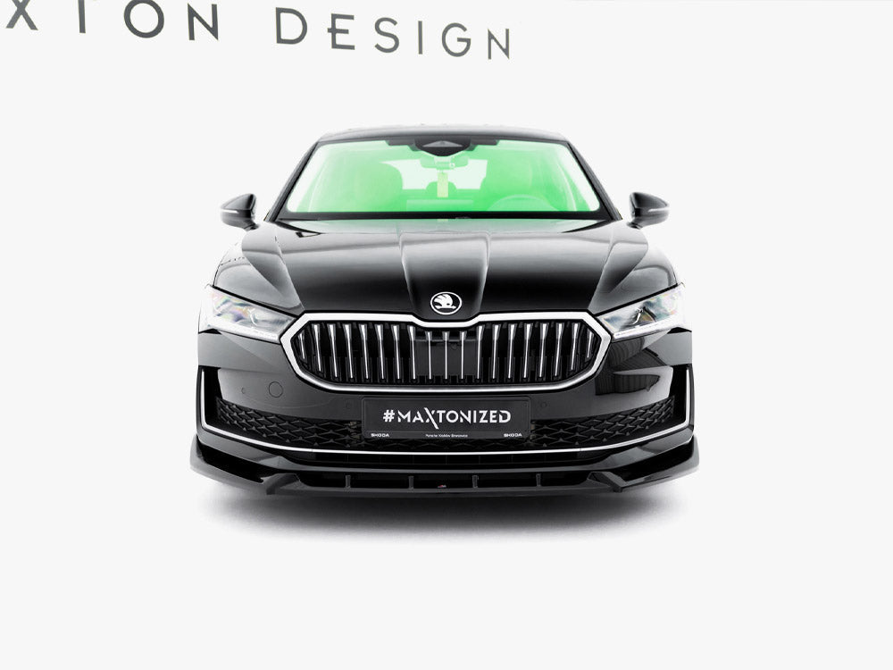 Maxton Design - Front Splitter V.2 Skoda Superb Mk4