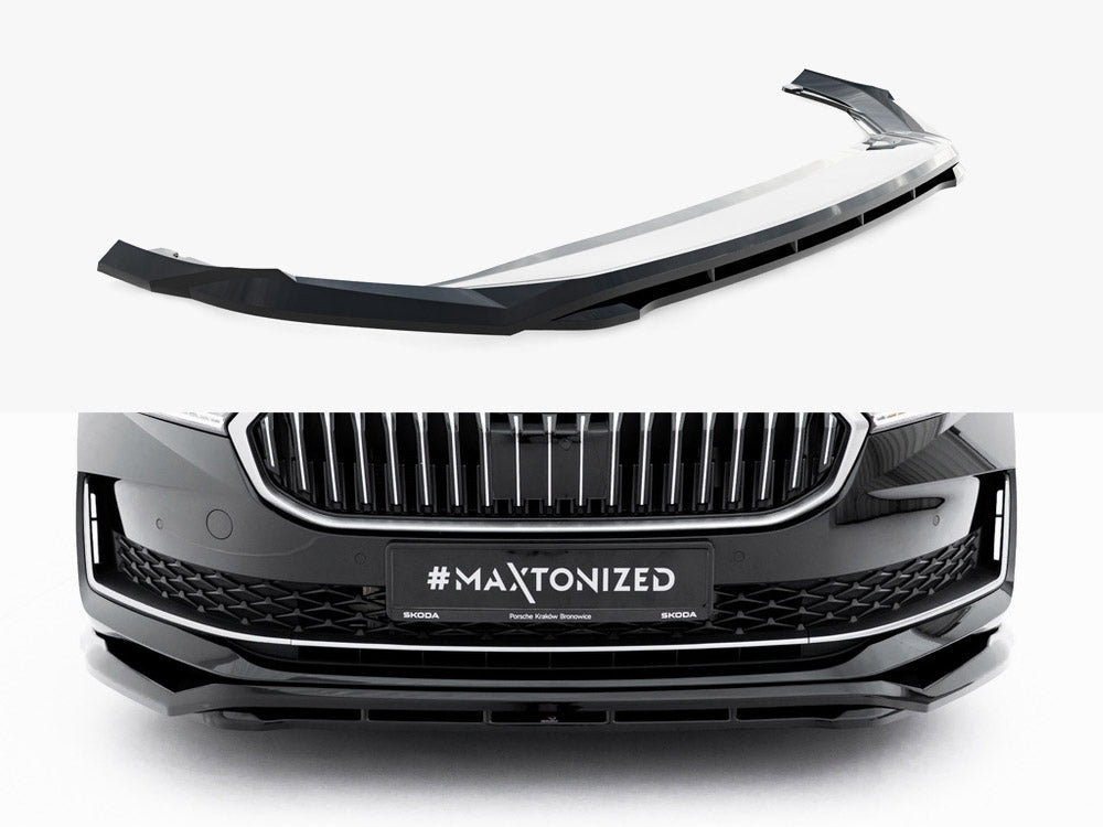 Maxton Design - Front Splitter V.1 Skoda Superb Mk4