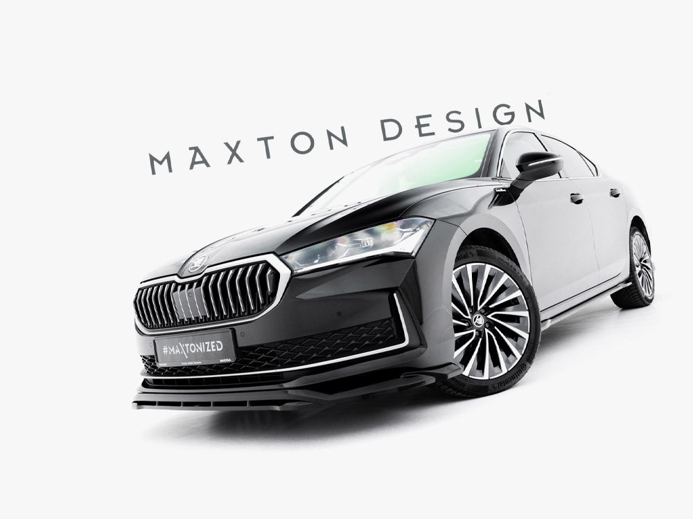 Maxton Design - Front Splitter V.1 Skoda Superb Mk4