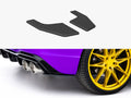 Maxton Design - Street PRO Rear Side Splitters V.2 Volkswagen Golf R Mk8 / Mk8 Facelift