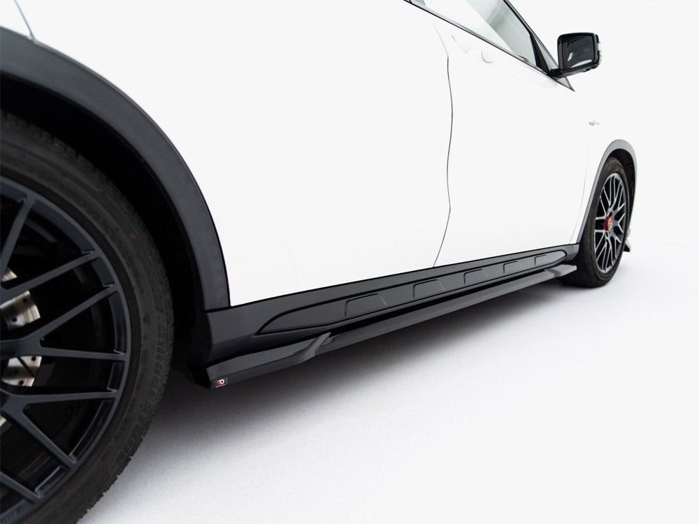Maxton Design - Side Skirts Diffusers Mercedes-Benz GLA 45 AMG X156 Facelift