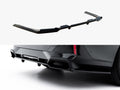 Maxton Design - Rear Splitter (with Vertical Bars) V.2 BMW 5 / i5 M-Pack Sedan / Touring G60 / G61