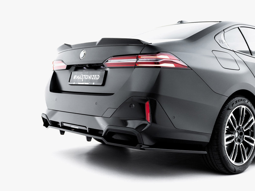 Maxton Design - Rear Splitter (with Vertical Bars) V.2 BMW 5 / i5 M-Pack Sedan / Touring G60 / G61