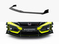 Maxton Design - Street PRO Front Splitter Honda Civic Type-R Mk10 / Mk10 Facelift