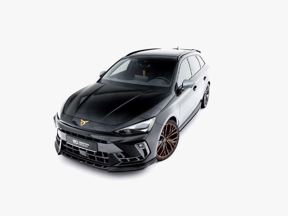 Maxton Design - Front Splitter V.2 Cupra Leon ST / Hatchback Mk1 Facelift