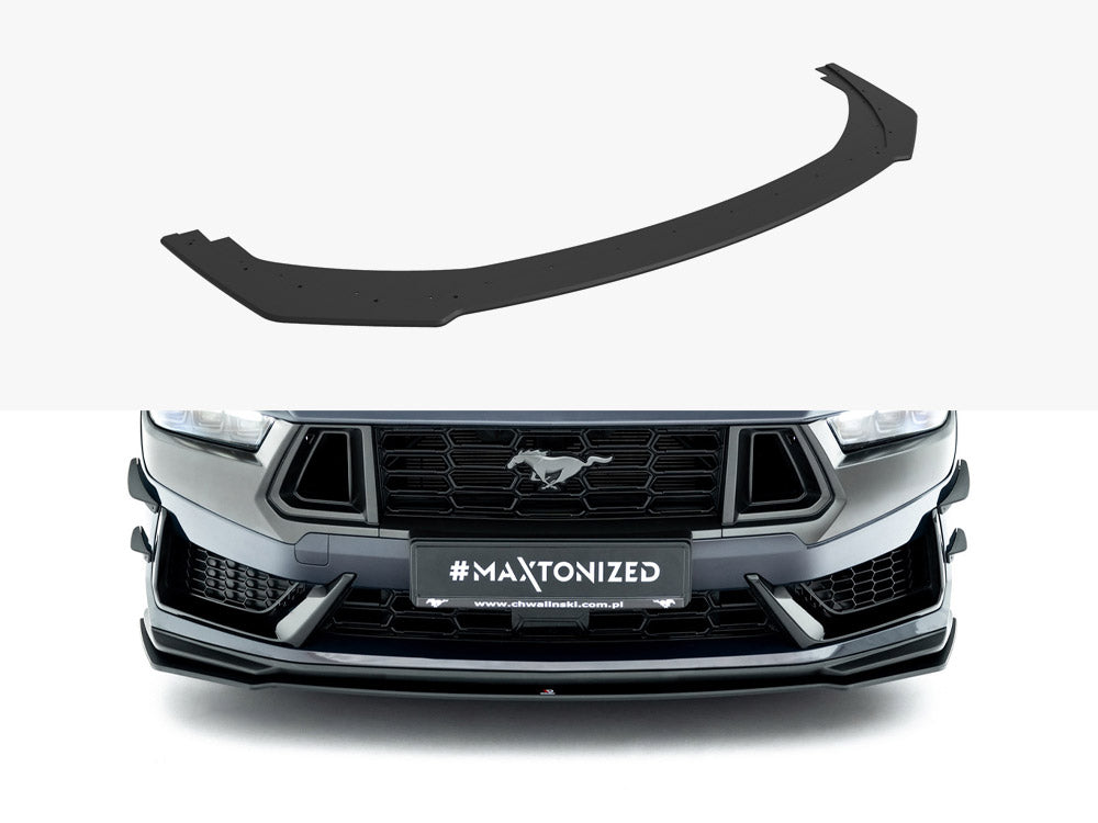 Maxton Design - Street PRO Front Splitter Ford Mustang Dark Horse Mk7