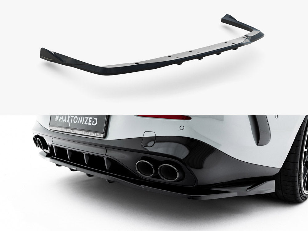 Maxton Design - Rear Splitter (Vertical Bars) Mercedes-AMG CLE 53 Aero C236