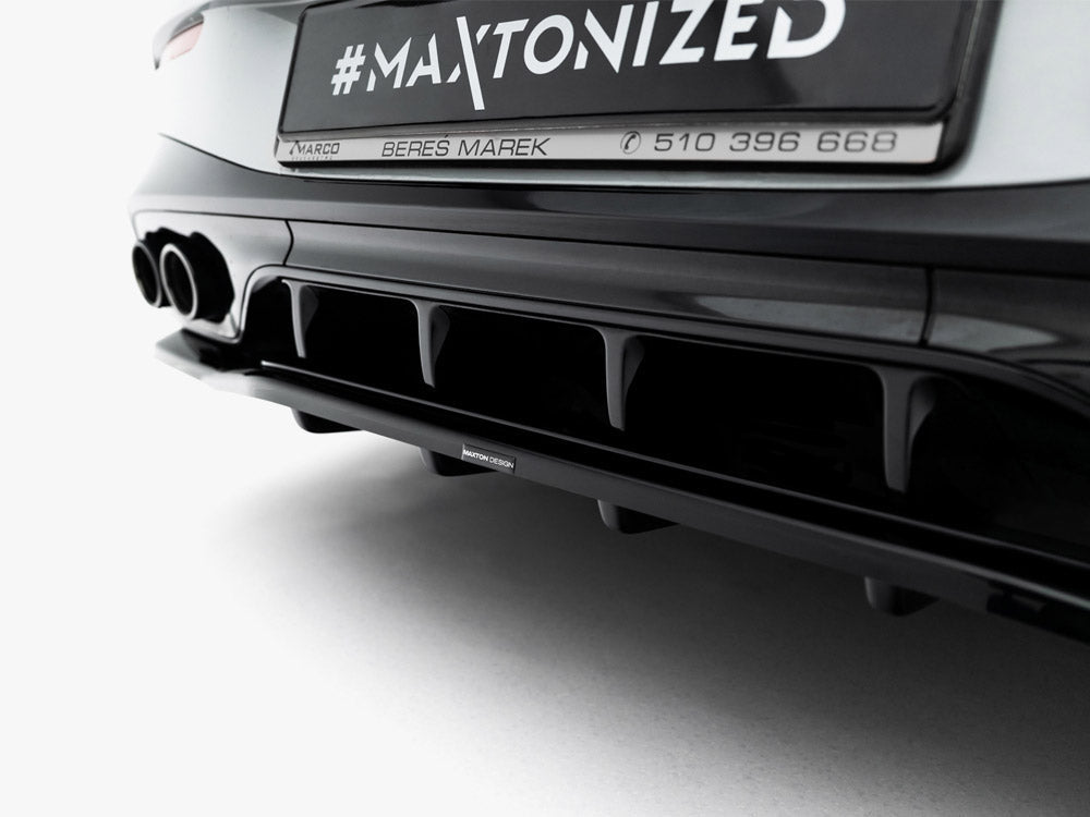 Maxton Design - Rear Splitter (Vertical Bars) Mercedes-AMG CLE 53 Aero C236