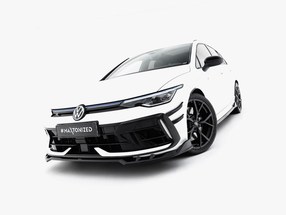 Maxton Design - Front Splitter V.1 Volkswagen Golf R Variant Mk8 Facelift