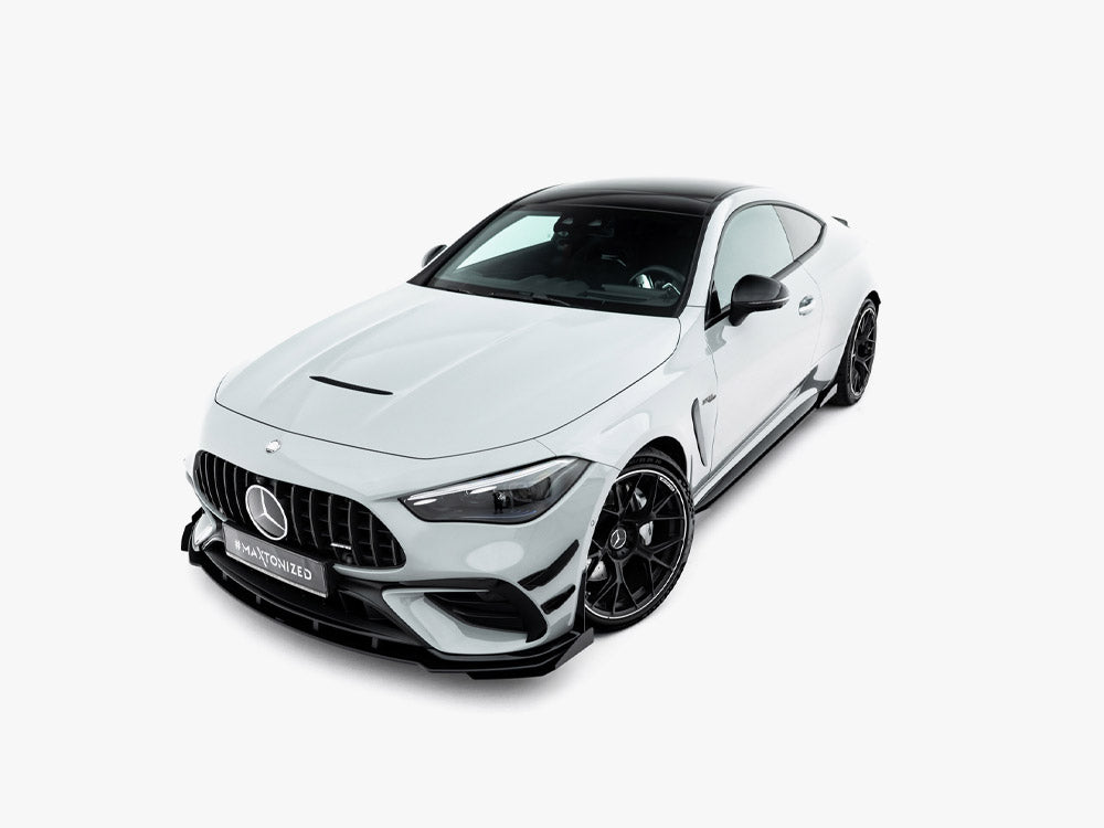 Maxton Design - Street PRO Front Splitter + Flaps Mercedes-AMG CLE 53 Aero C236