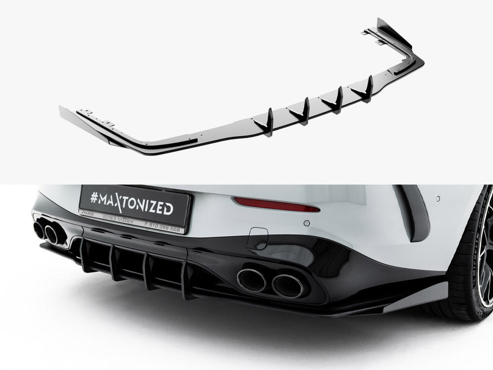 Maxton Design - Street PRO Rear Diffuser + Flaps Mercedes-AMG CLE 53 Aero C236