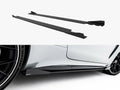 Maxton Design - Street PRO Side Skirt Diffusers + Flaps Mercedes-AMG CLE 53 Aero C236