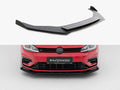 Maxton Design - STREET PRO FRONT SPLITTER + FLAPS VW GOLF 7 R / R-LINE FACELIFT