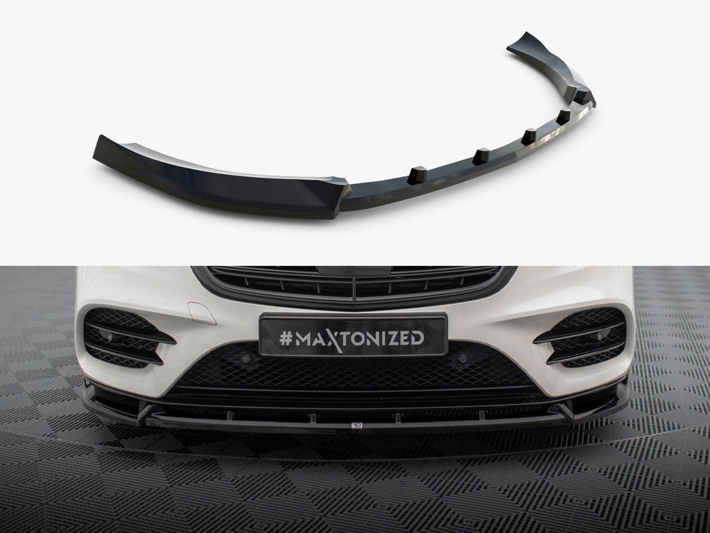Maxton Design - Front Splitter V.2 Mercedes-Benz S AMG-Line W222 Facelift