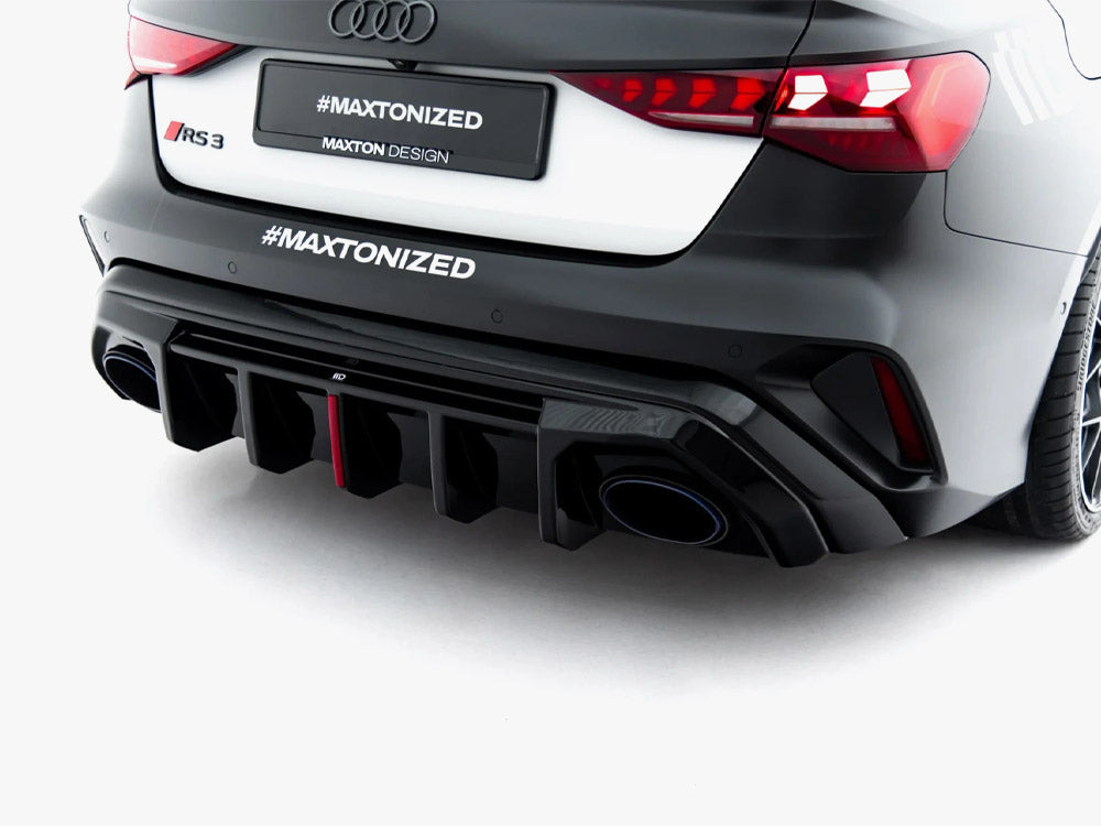 Maxton Design - Rear Valance Audi RS3 Sedan 8Y Facelift (Version with original reflector)