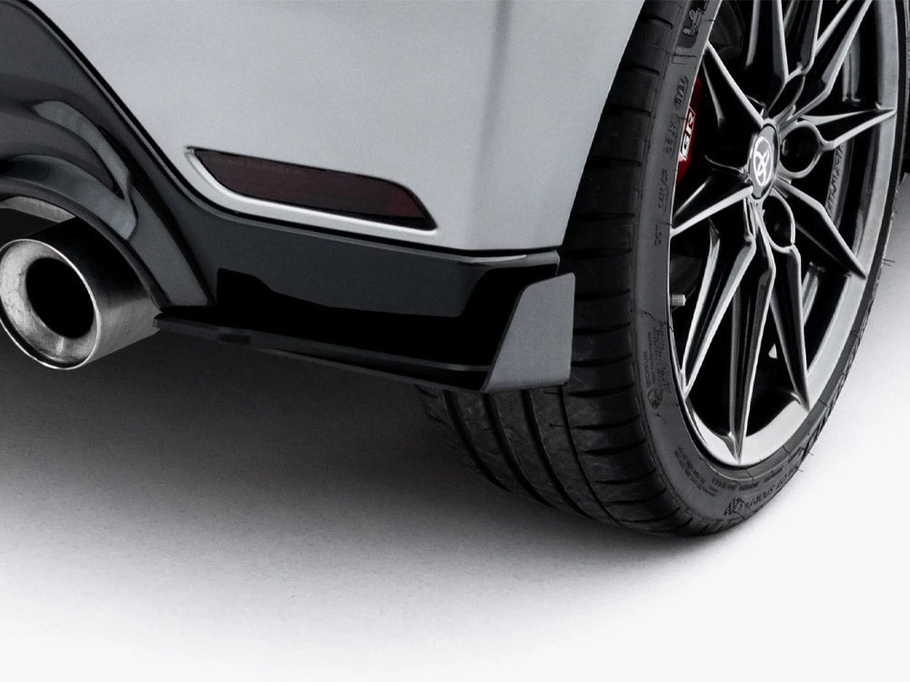 Maxton Design -Street PRO Rear Side Splitters + Flaps Toyota GR Yaris Mk4 Facelift