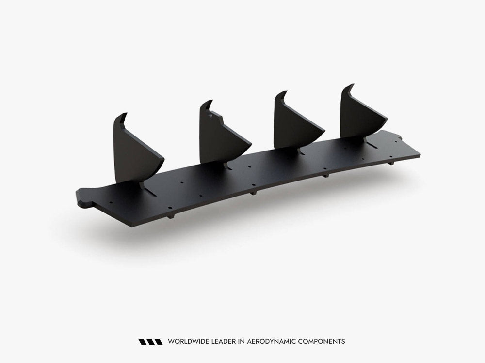 Maxton Design - Street PRO Rear Diffuser V.1 VW Golf 8 GTI