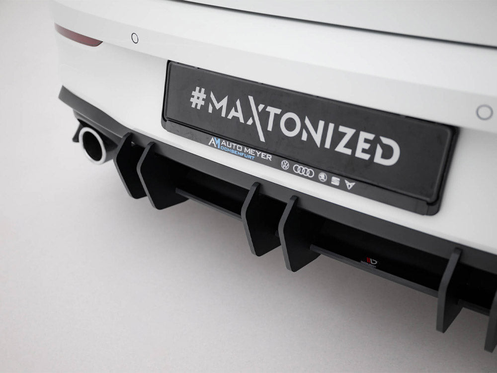 Maxton Design - Street PRO Rear Diffuser V.2 VW Golf 8 GTI