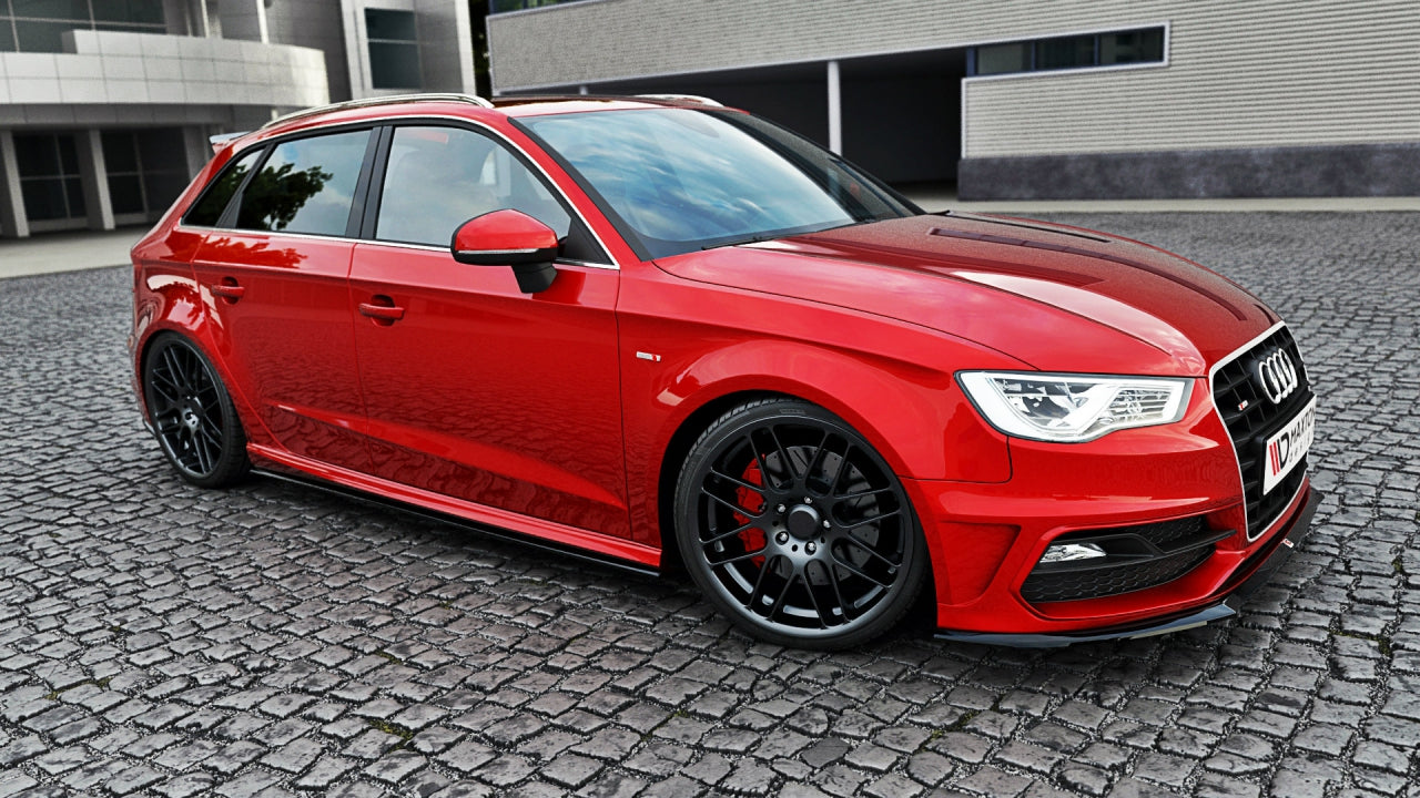 Maxton Design - Side Skirts Diffusers Audi S3 / A3 S-line 8V / 8V FL Sportback