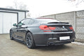 Maxton Design - CENTRAL REAR SPLITTER BMW 6 GRAN COUPE M-SPORT (NO VERTICAL BARS) (2013-2018)