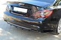 Maxton Design - CENTRAL REAR SPLITTER MERCEDES CLS C218 AMG-LINE (WITH A VERTICAL BAR) (2011-2014)