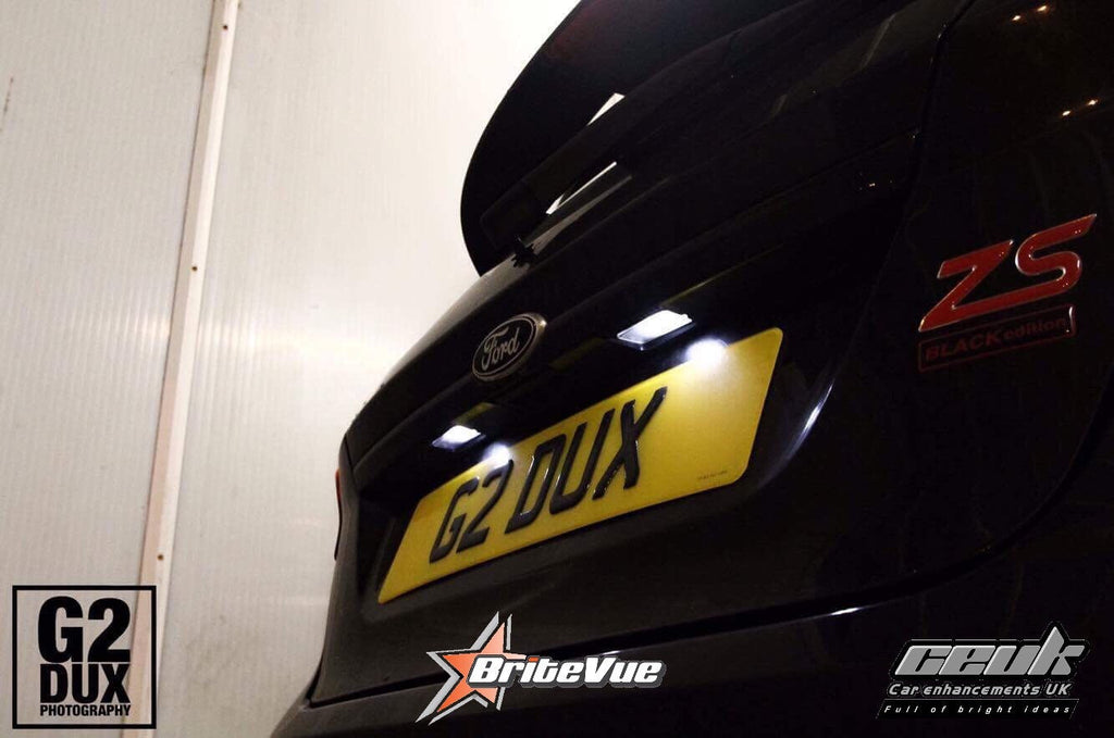 BriteVue 501 Number Plate LED Bulb Upgrade – 6500K Pure White (Pair) (T10 | W5W)
