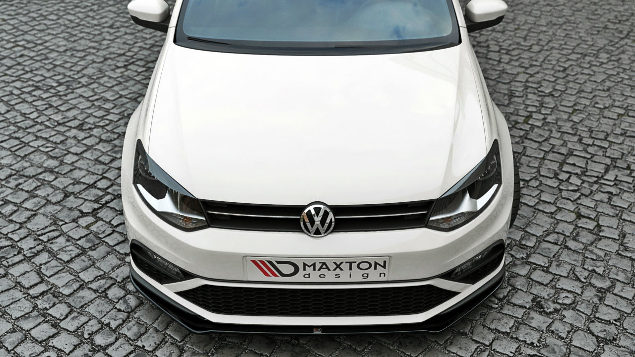 Maxton Design - FRONT SPLITTER V.2 VW POLO MK5 GTI (FACELIFT) (2014-2017)