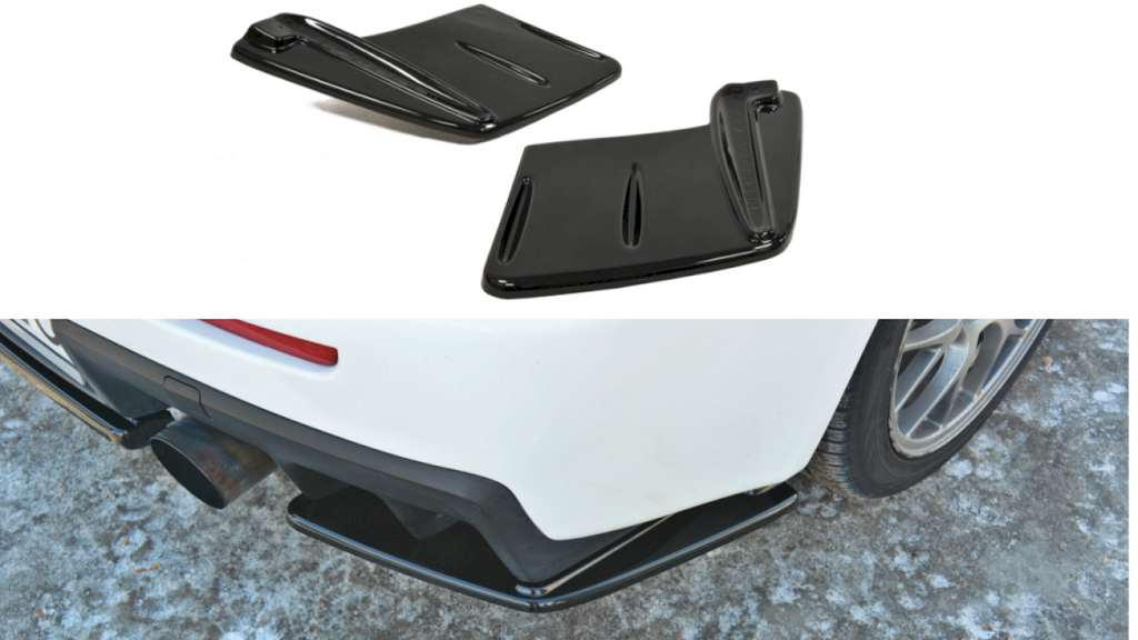 Maxton Design - REAR SIDE SPLITTERS MITSUBISHI LANCER EVO X (2007-2015)