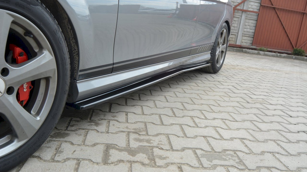 Maxton Design - SIDE SKIRTS DIFFUSERS MERCEDES C W204/S204 AMG-LINE (PREFACE)