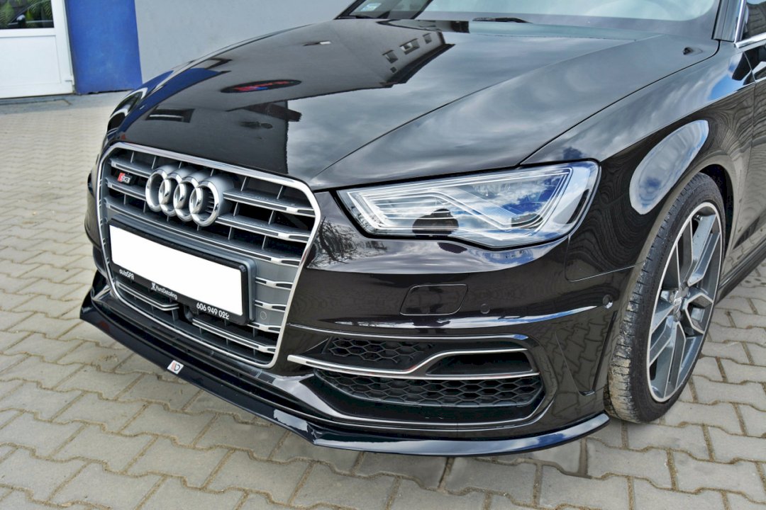 Maxton Design - FRONT SPLITTER AUDI S3 SPORTBACK / AUDI A3 8V SLINE SPORTBACK (2013-2016)