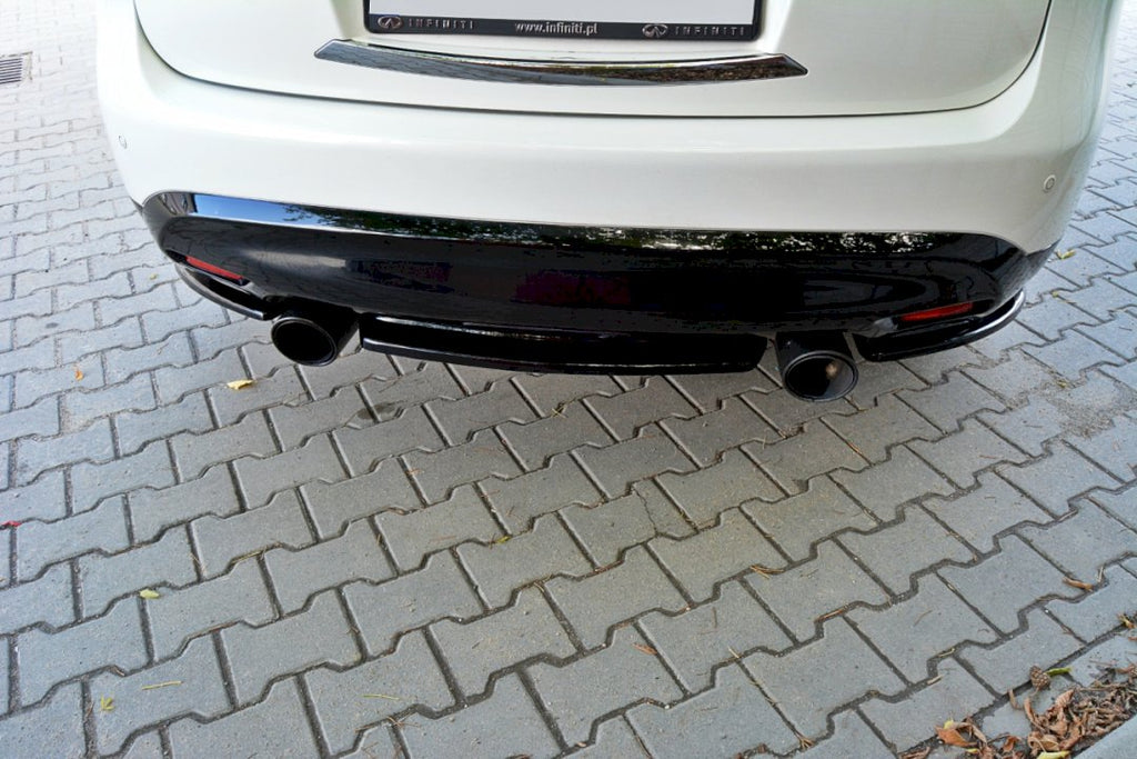 Maxton Design - CENTRAL REAR SPLITTER INFINITI QX70